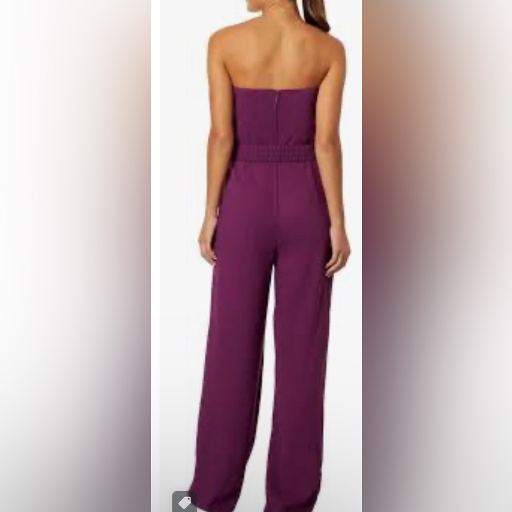 Lilly Pulitzer Purple Jumpsuit with Sweetheart Neckline - Picture 3 of 4